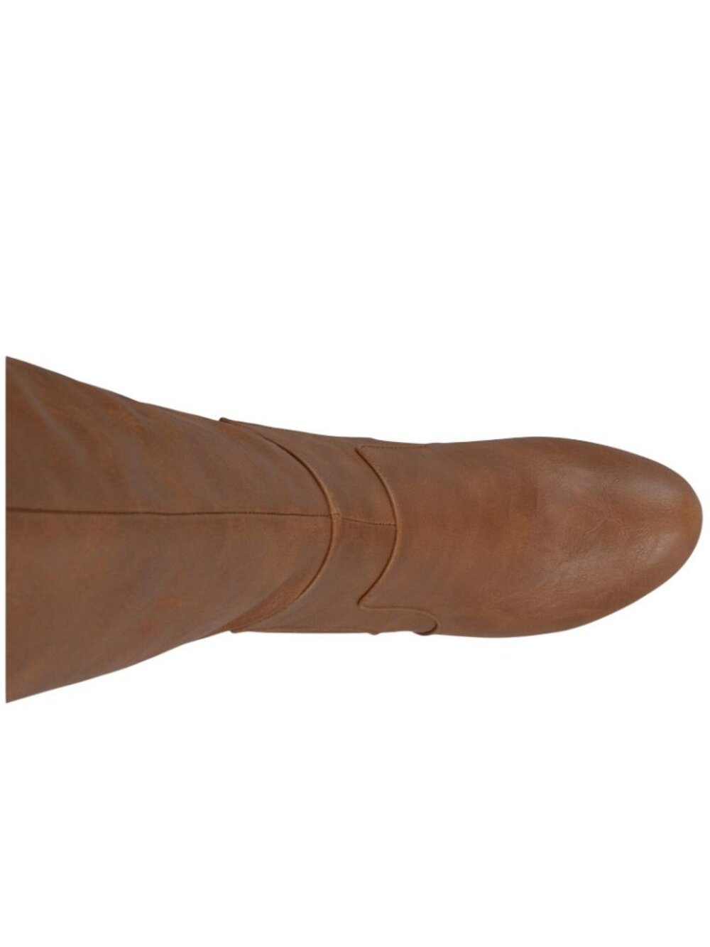 Journee Collection Carver Tall Block Heel Knee High Boots Tan Brown 7M - Picture 12 of 16